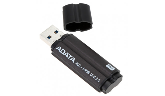 Adata flash drive 64GB USB 3.2, grey (AS102P-64G-RGY)