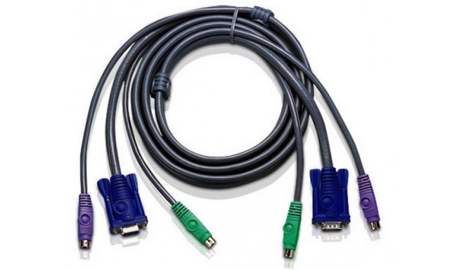 ATEN KVM cable CS-114A, CS138A, CS-84A, PS/2, 3m