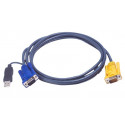 ATEN KVM cable CS-12xx, CL-10xx, CL-12xx, USB,2m