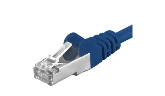 Premiumcord Patch cable CAT6a S-FTP, RJ45-RJ45, AWG 26/7 3m color blue
