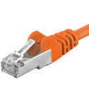 Premiumcord Patch cable CAT6a S-FTP, RJ45-RJ45, AWG 26/7 7m color orange