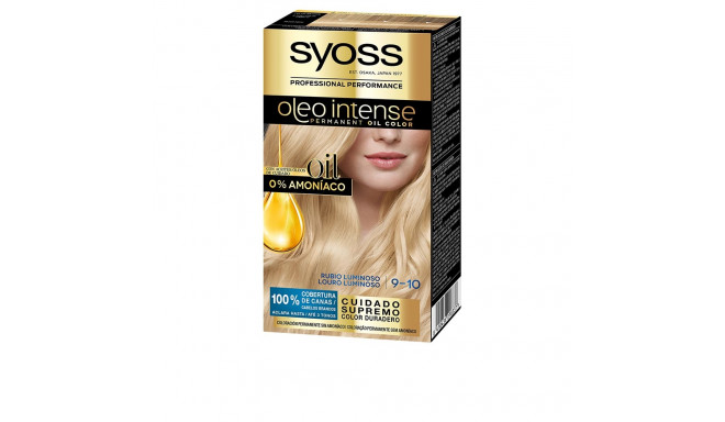 SYOSS OLEO INTENSE tinte sin amoniaco #9.10-rubio luminoso 5 pz