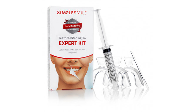 BECONFIDENT SIMPLESMILE® teeth whitening X4 expert kit 5 u
