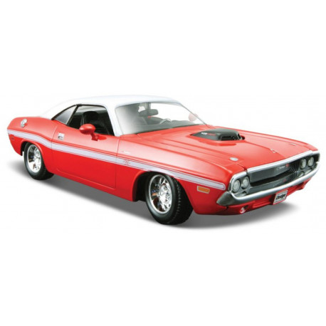 Maisto model car Dodge Challenger Coupe 1970, red