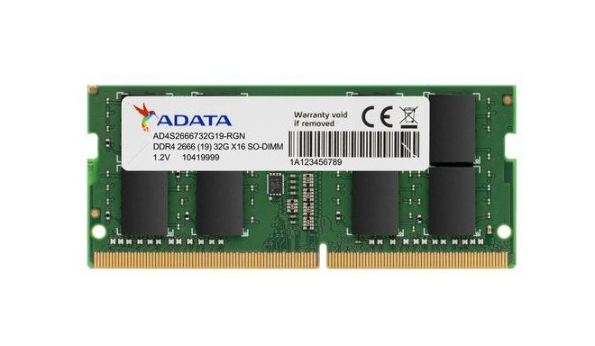 Adata RAM 8GB 1x8GB DDR4 2666MHz C19