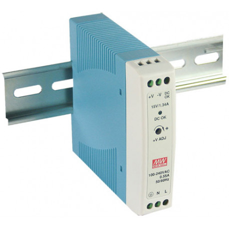 Mean Well блок питания DIN 20W 12V