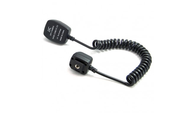 JJC FC E3 (0.9M) Off Camera Shoe Cord (Canon OC E3)