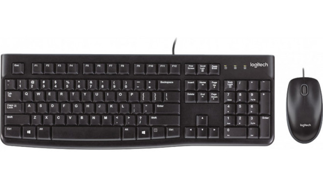 Logitech клавиатура + мышь MK120 RU