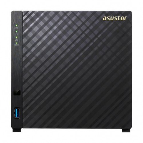 Asus Asustor Tower NAS AS1004T v2 up to 4 HDD, Marvell, ARMADA-385, Processor frequency 1.6 GHz, 0.5