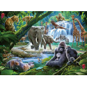 Ravensburger pusle 100 tk Džungli perekond 