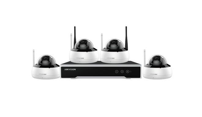 Hikvision NK44W1H-1T(WD) NVR + kamera(er)