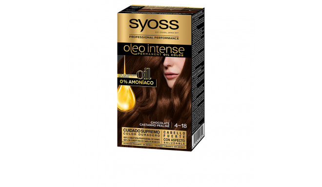 SYOSS OLEO INTENSE tinte sin amoniaco #4.18-chocolate 5 pz