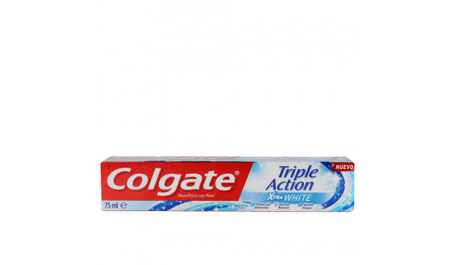 COLGATE TRIPLE ACTION XTRA WHITE pasta dentífrica 75 ml