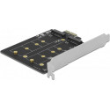 DeLOCK PCI Express x1 card to 2 x internal M.2 Key B, adapter