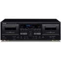 TEAC W-1200 Cassette deck 2 deck(s) Black