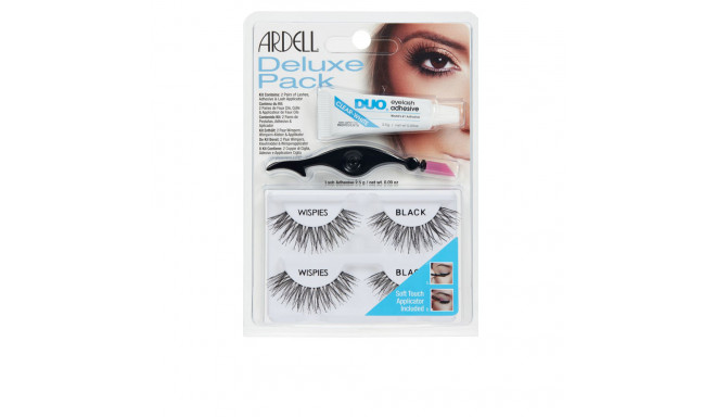 ARDELL KIT DELUXE PACK WISPIES BLACK lote 3 pz