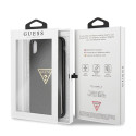 Guess iPhone XS Max GUHCI65SGTLBK black hard case Glitter Triangle