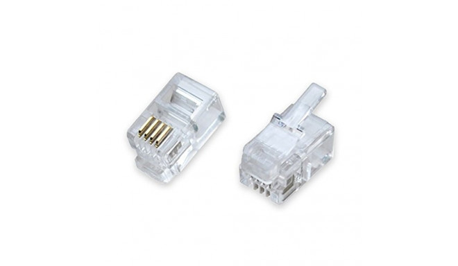 MODULAR PLUG RJ10 - 4P4C