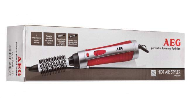 AEG curling iron HAS 5660 Multistyler 600W, red/silver