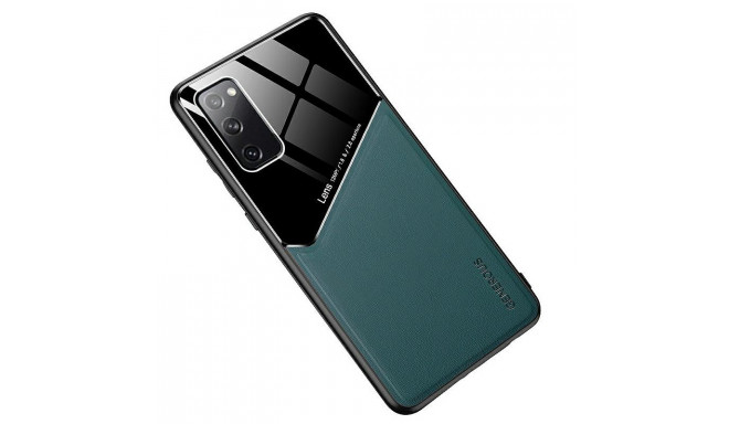 Mocco Lens Leather Back Case Aizmugurējais Ādas Apvalks Priekš Apple iPhone 11 Pro Zaļš