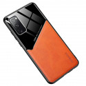 Mocco Lens Leather Back Case Кожанный чехол для Apple Iphone 12 Pro Max Оранжевый