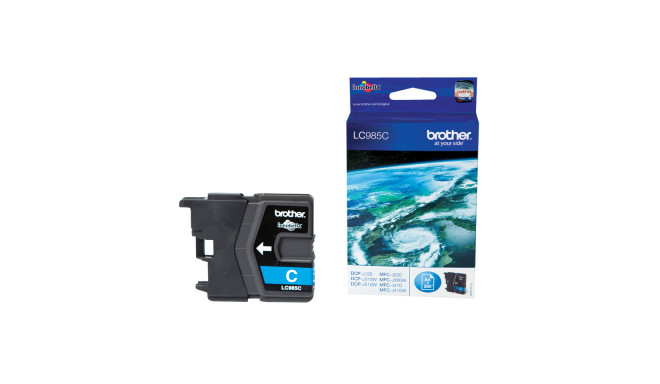 Tint Brother LC985C Cyan DCP-J125/J315W/J515W, MFC-J410/J615W 260 lehte@5%