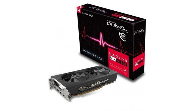 VGA SAP PULSE RADEON RX 580 8G GDDR5 DUAL HDMI / DVI-D / DUAL DP OC W/BP (UEFI)  (6 Monate Herstelle
