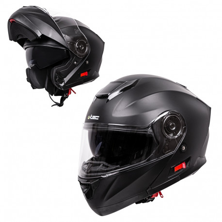 Flip-Up Motorcycle Helmet W-TEC Lanxamo Titan Grey XXL (63-64)