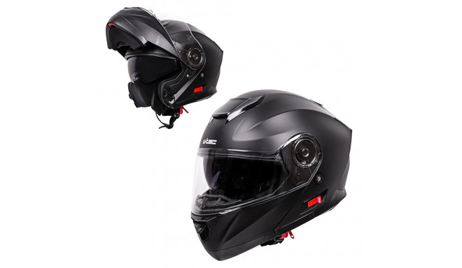 Flip-Up Motorcycle Helmet W-TEC Lanxamo Titan Grey XXL (63-64)