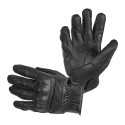 Leather Motorcycle Gloves B-STAR McLeather - Black L