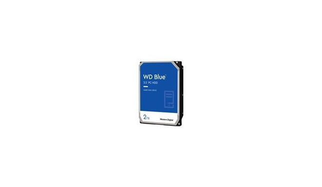 Western Digital kõvaketas Blue 2TB SATA 6Gb/s 3.5" sATA 256MB 7200rpm RoHS compliant Bulk