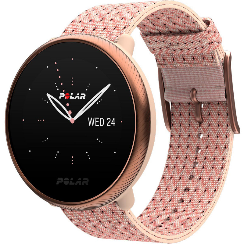 Polar Ignite 2 Rosé Gold & Pink Bluetooth Smartwatch NEW