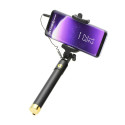 Blun Selfie Stick with Remote Button and 3.5 mm Cable Black