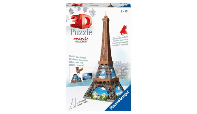 RAVENSBURGER 3D minihoonete pusle Eiffeli torn, 54tk, 12536