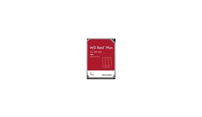 Western Digital kõvaketas Red Plus 1TB SATA 6Gb/s 3.5" 64MB IntelliPower