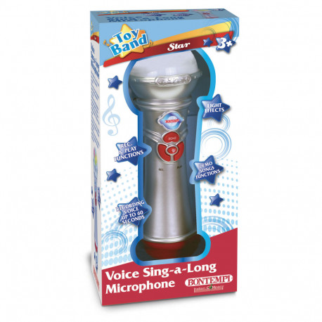 BONTEMPI karaoke microphone with light effects, 41 2720