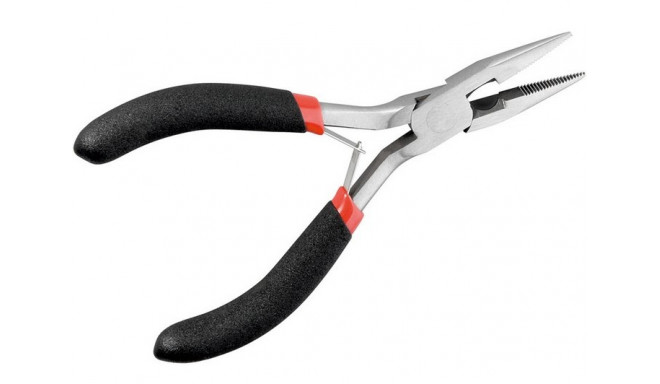 fixPOINT Long nose plier 125mmwith corrugated nose (2.5 cm)