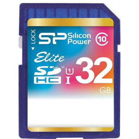 Silicon Power memory card SDHC 32GB Elite U1 (opened package)
