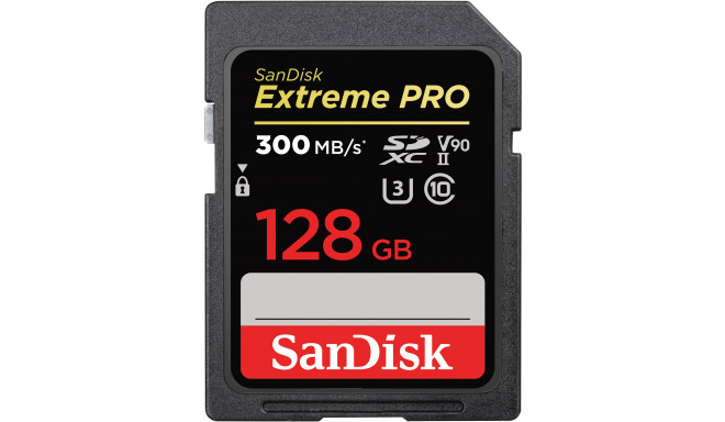 Sandisk карта памяти SDXC 128GB Extreme Pro UHS-II (открытая упаковка)
