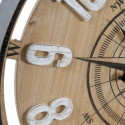 Wall Clock DKD Home Decor Compass Metal MDF Wood (60 x 6 x 73 cm)