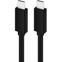 Platinet kaabel USB-C - USB-C 5A 100W 1m, must (PUCC5A1B)