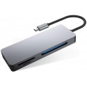 Platinet card reader 3in1 USB-C 3.1 (PMMA7056)