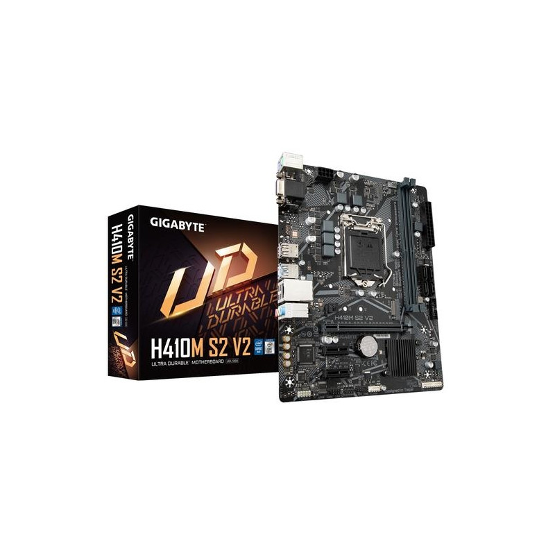 Gigabyte H410M S2 V2 motherboard Intel H470 Express LGA 1200 micro ATX ...