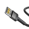 Baseus cable Cafule USB - Lightning 1,0 m 2,4A gray-black double side
