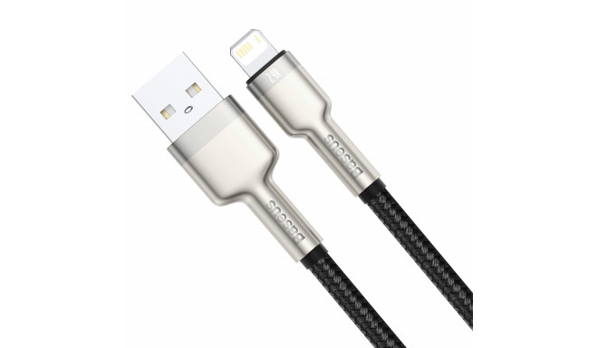 Baseus cable Cafule Metal USB - Lightning 0,25 m 2,4A black