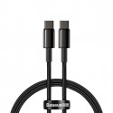 Baseus cable Tungsten PD USB-C - USB-C 1,0 m 100W black