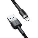 Baseus cable Cafule USB - Lightning 2,0 m 1,5A gray-black