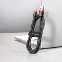 Baseus cable Cafule USB - microUSB 1,0 m 2,4A red-black