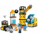 LEGO DUPLO construction site with wrecking ball - 10932
