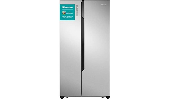 Hisense side-by-side RS670N4BC2 A ++ silver